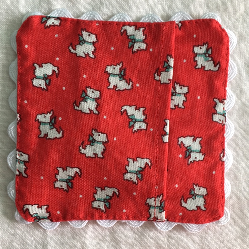 ✨Handmade Vintage-style Scottie Dog Coasters, set of 2✨ - Picture 9 of 12